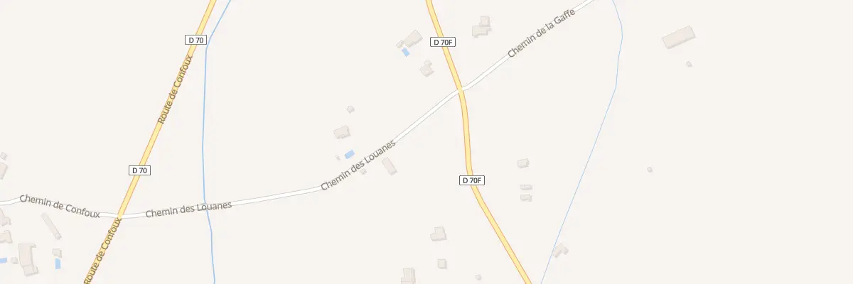 Plan du 5912 Che des Louanes à Cornillon-Confoux