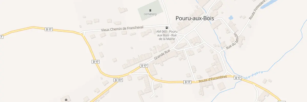 Plan du 22 Gr Grande Rue à Pouru-aux-Bois