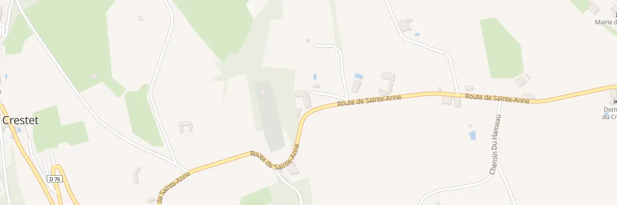 Plan du 5008 Rte de Sainte Anne à Crestet