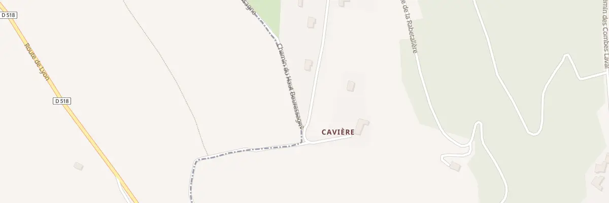 Plan du 866 Mte de la Rabatelliere à Royas