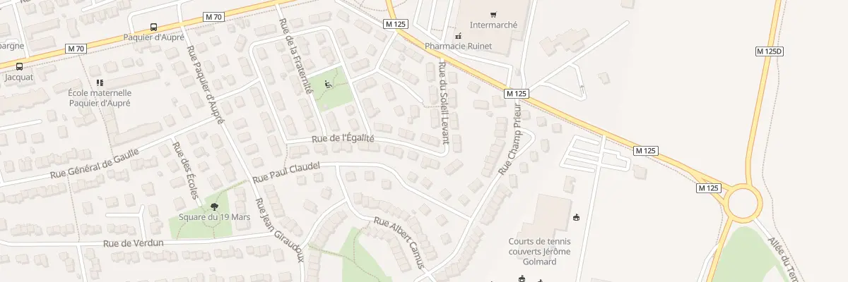 Plan du 23 Rue de l’Egalite à Saint-Apollinaire