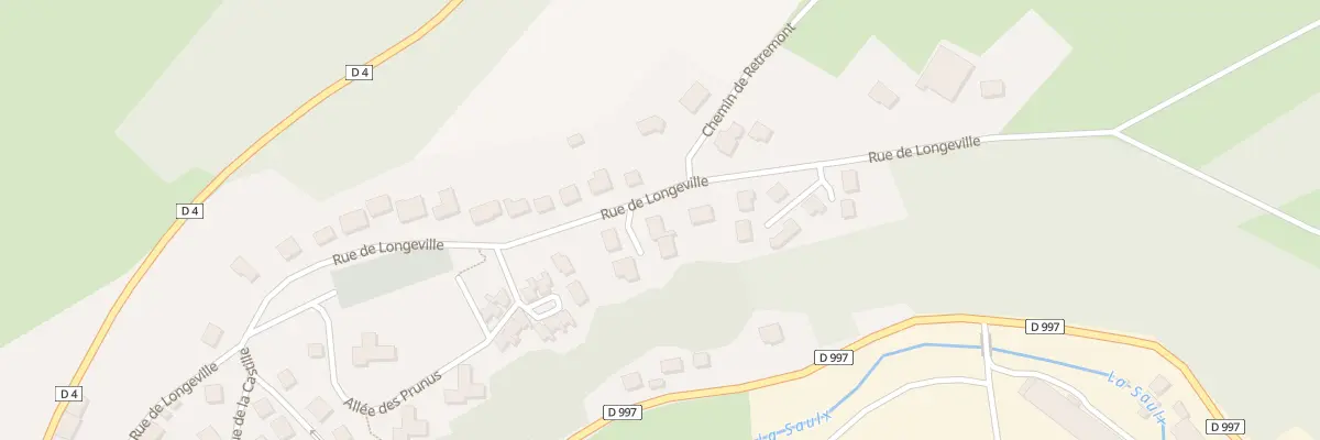 Plan du 1 All des Rosiers à Haironville