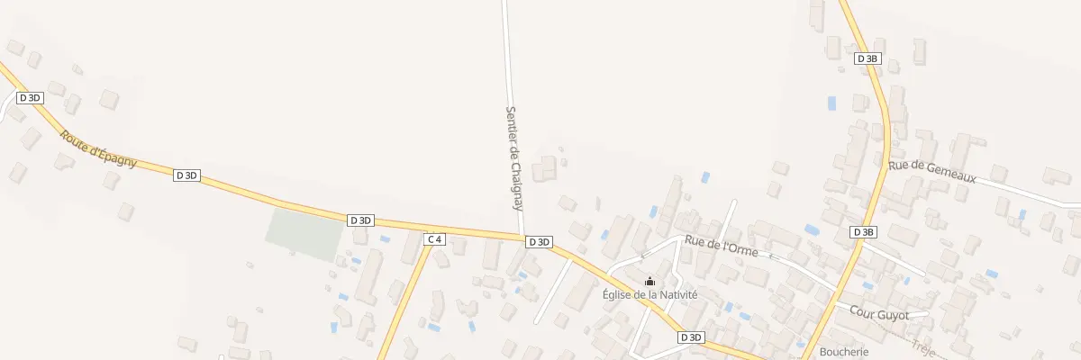 Plan du 6 Rue de l’Ouest à Marsannay-le-Bois