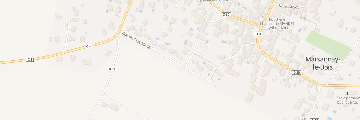 Plan du 13 Rue du Clos Marie à Marsannay-le-Bois