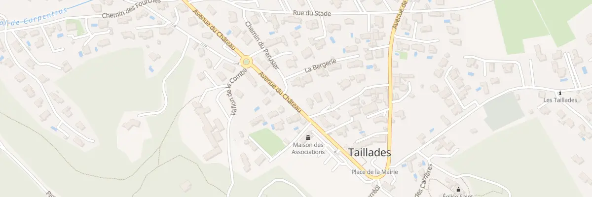Plan du 1 Lot de la Bergerie à Taillades