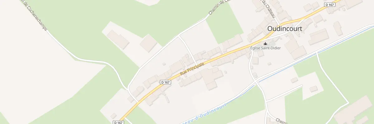 Plan du 62 Rue Principale à Oudincourt