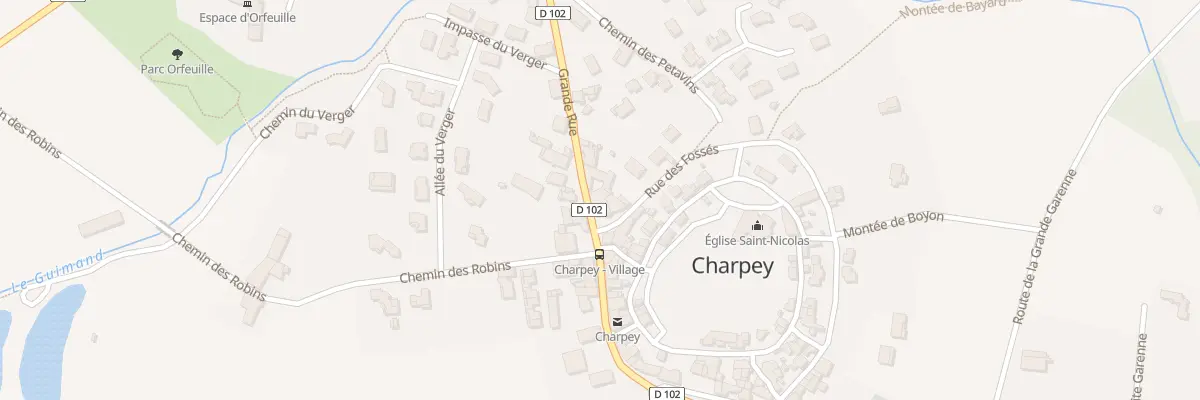Plan du 315 Rue Grande Rue à Charpey