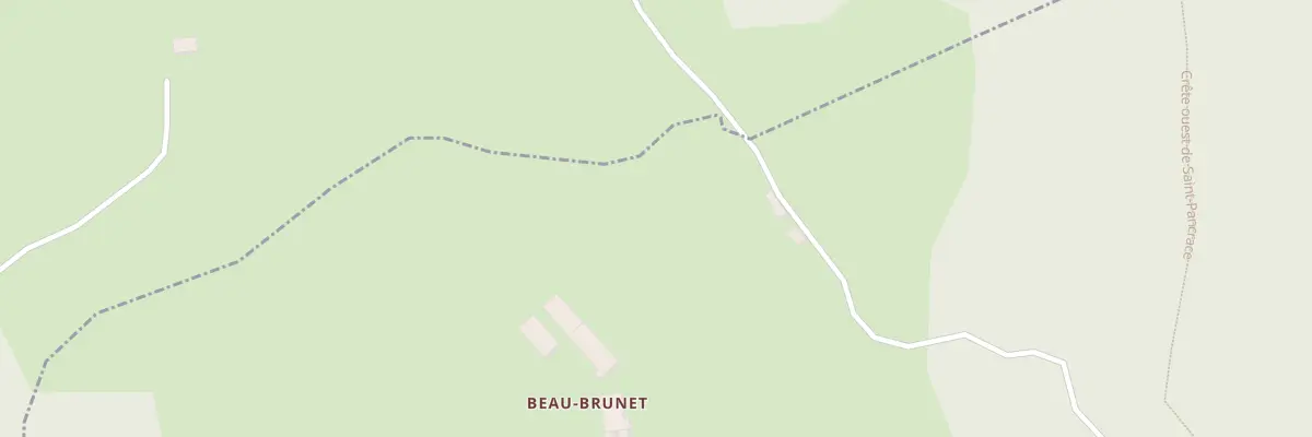Plan du 5023 Beau-brunet à Suze