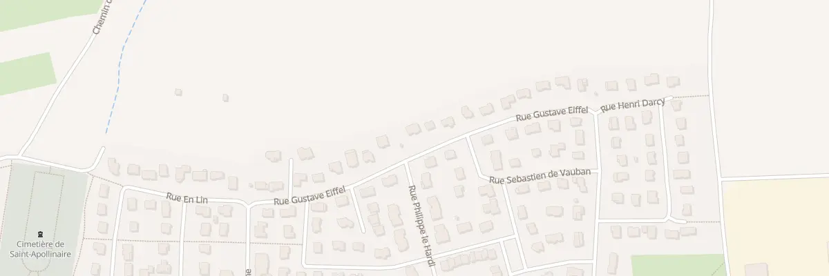 Plan du 20 Rue Gustave Eiffel à Saint-Apollinaire