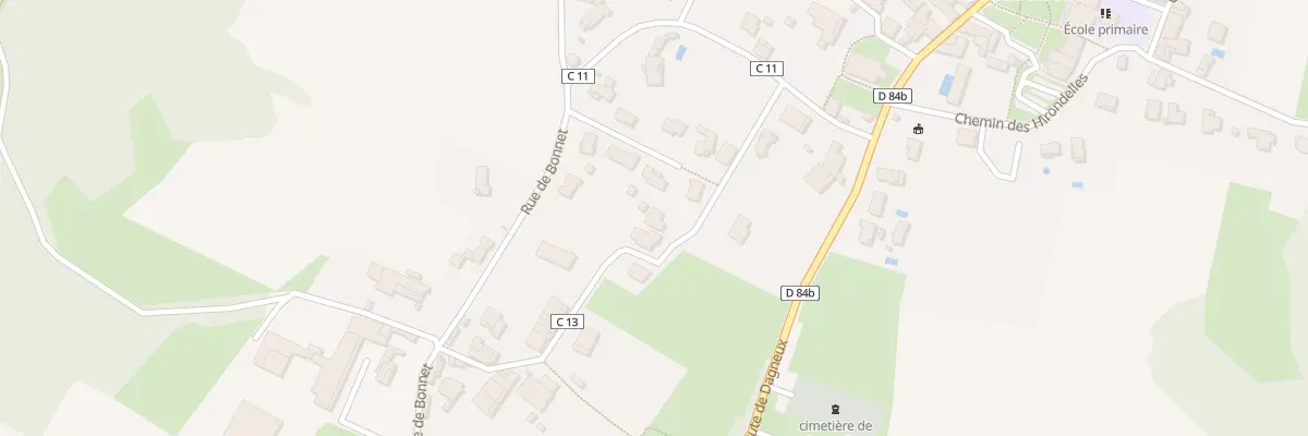 Plan du 241 Che de Labour à Bressolles