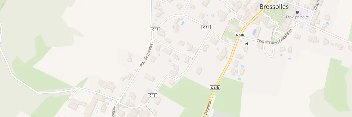 Plan du 84 Che des Hauts de Bressolles à Bressolles