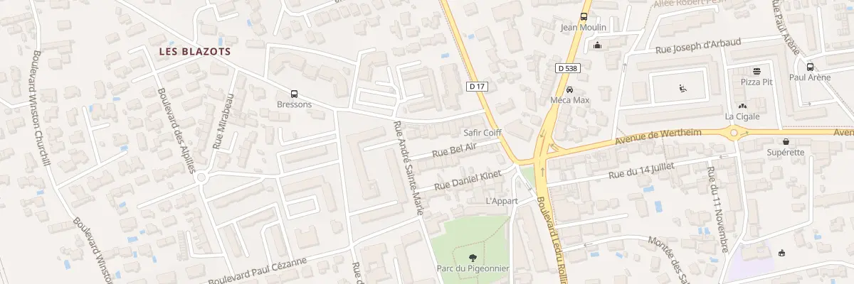 Plan du 82 Rue Bel Air à Salon-de-Provence