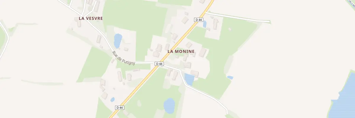 Plan du 2573 Rte de Montret à Saint-Vincent-en-Bresse