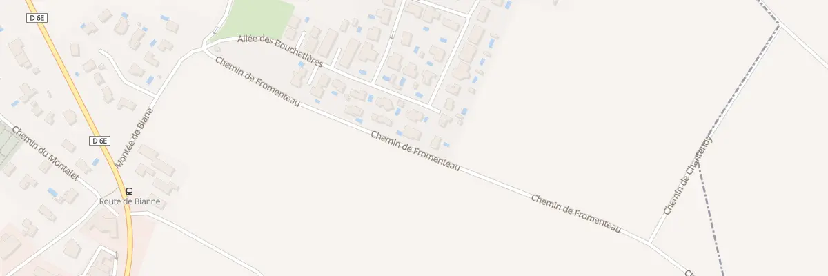 Plan du 20 All des Bouchetieres à Jons