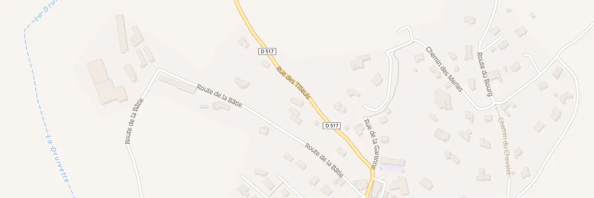 Plan du 120 Rte de la Batie à Geyssans