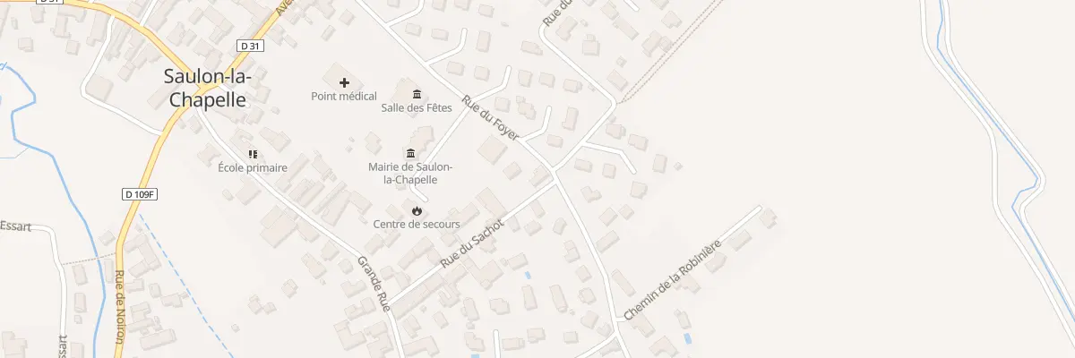 Plan du 11 Rue du Sachot à Saulon-la-Chapelle