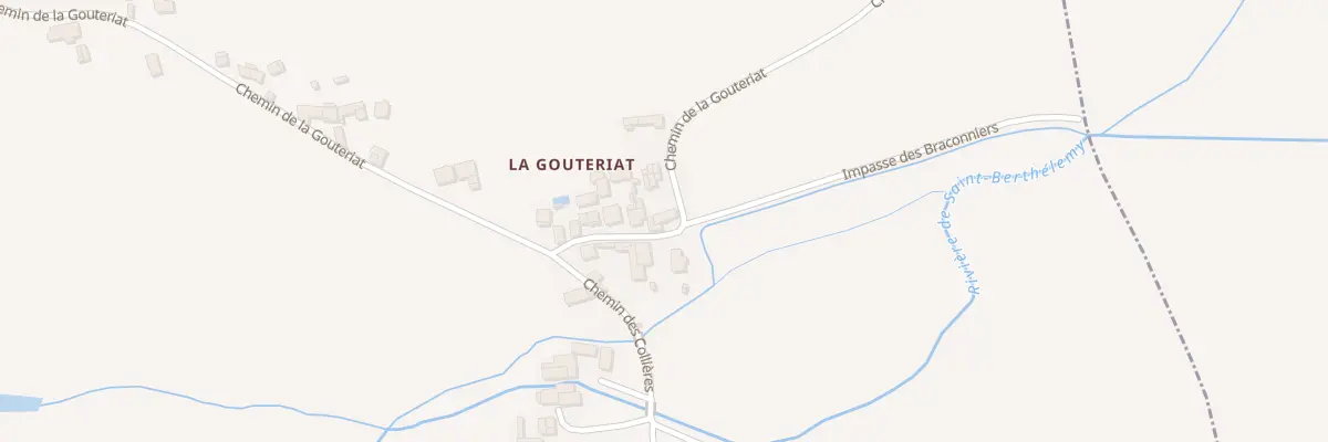 Plan du 859 Che de la Gouteriat à Saint-Barthélemy