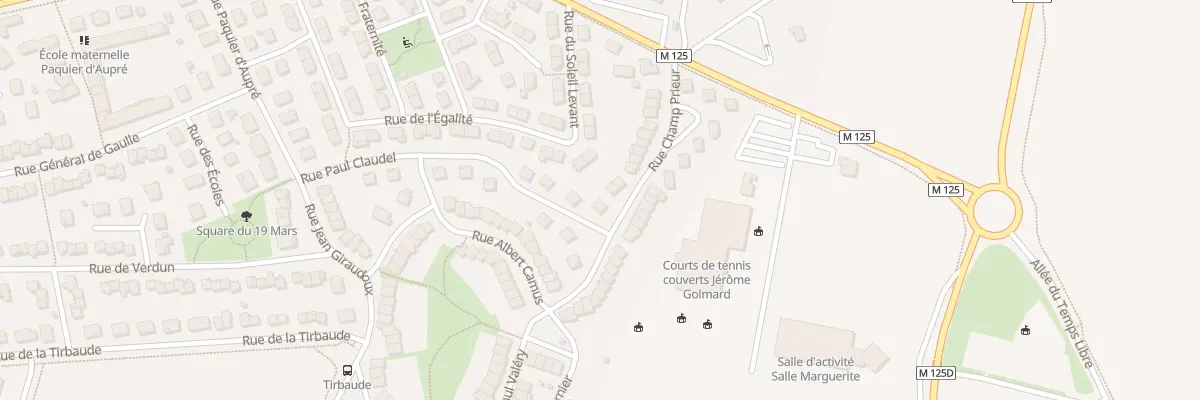 Plan du 2 Rue Paul Claudel à Saint-Apollinaire
