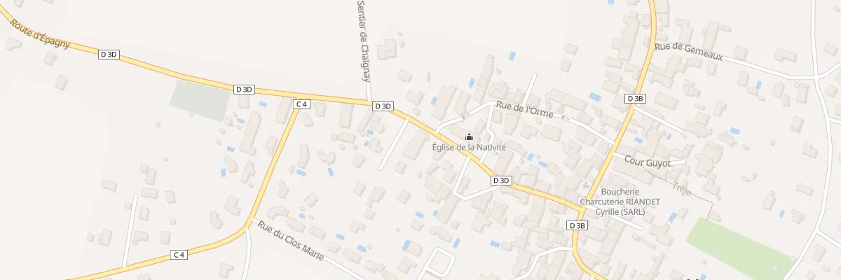 Plan du 1 Rue de l’Ouest à Marsannay-le-Bois