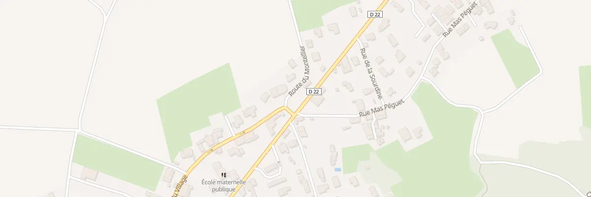 Plan du 957 Rte de Bourg-en-bresse à Pizay