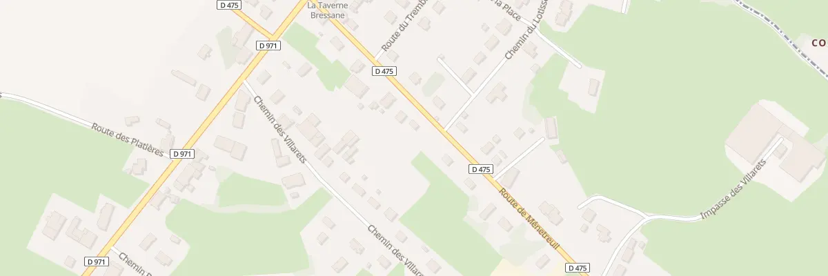 Plan du 194 Rte de Ménétreuil à Rancy