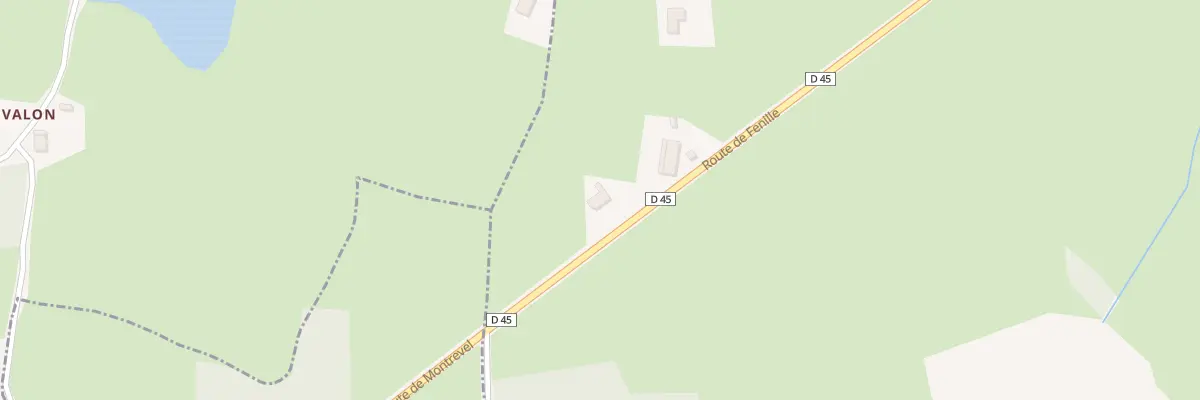 Plan du 360 Rte de Fenille à Saint-Martin-le-Châtel