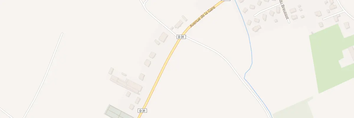 Plan du 28B Av de la Gare à Saulon-la-Chapelle