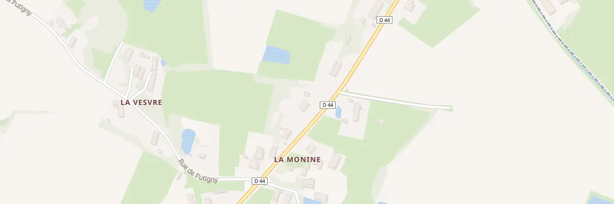 Plan du 2667 Rte de Montret à Saint-Vincent-en-Bresse