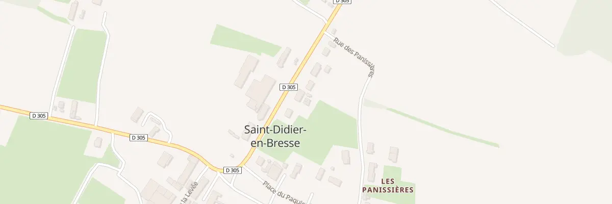 Plan du 10 Rte de Toutenant à Saint-Didier-en-Bresse