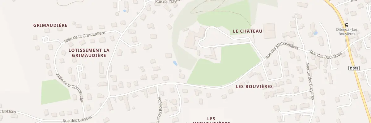 Plan du 41 Rue des Michaudières à Diémoz