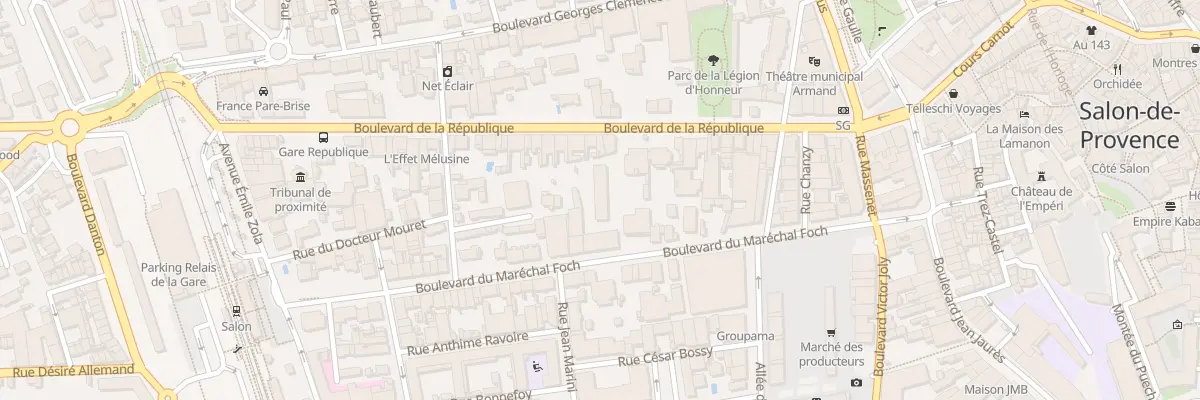 Plan du 282 Bd Maréchal Foch à Salon-de-Provence