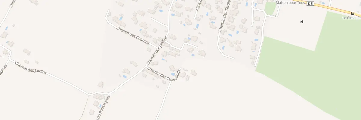 Plan du 9216 Che des Chassauds à Martigues