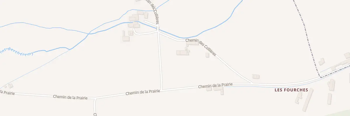 Plan du 297 Che des Collières à Saint-Barthélemy
