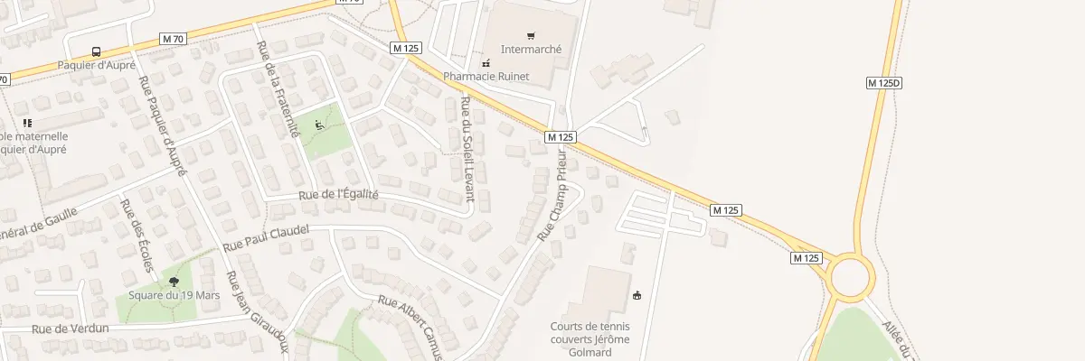 Plan du 4 Rue Champ Prieur à Saint-Apollinaire