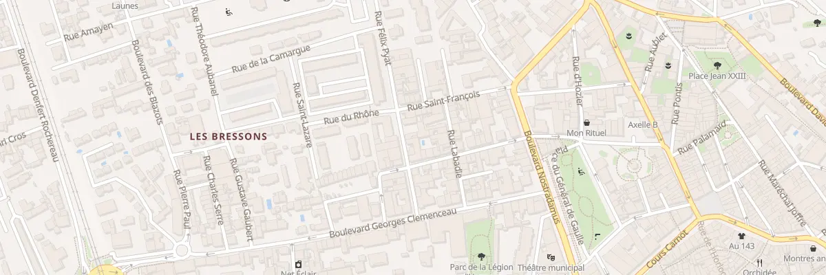 Plan du 96 Rue Félix Pyat à Salon-de-Provence