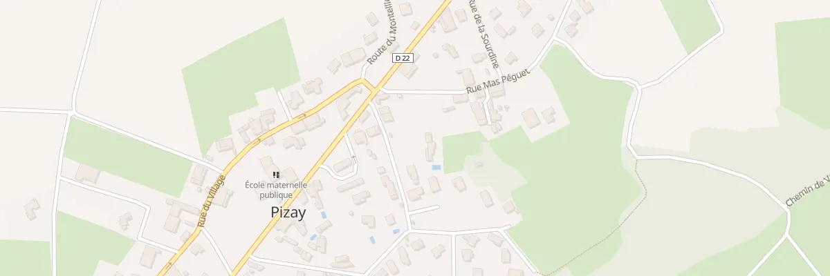 Plan du 328 Rue du Grillet à Pizay