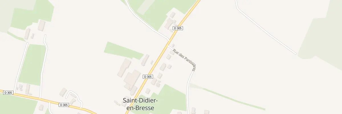 Plan du 16 Rte de Toutenant à Saint-Didier-en-Bresse