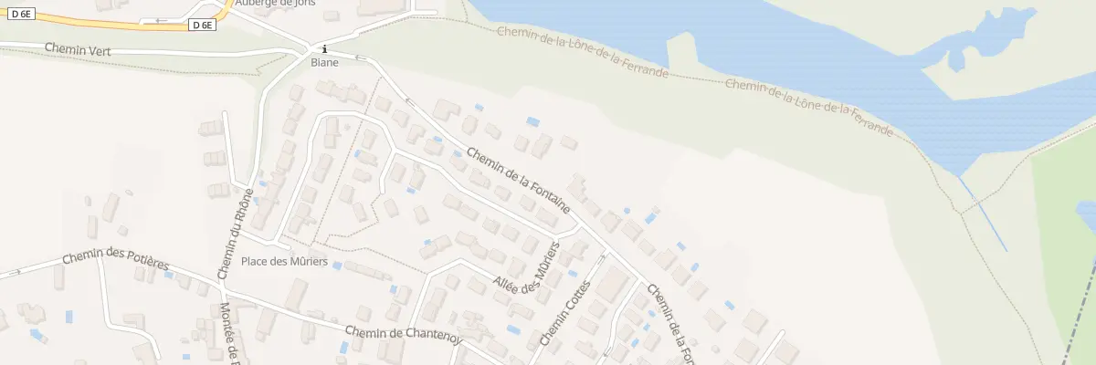 Plan du 249 Che de la Fontaine à Jons