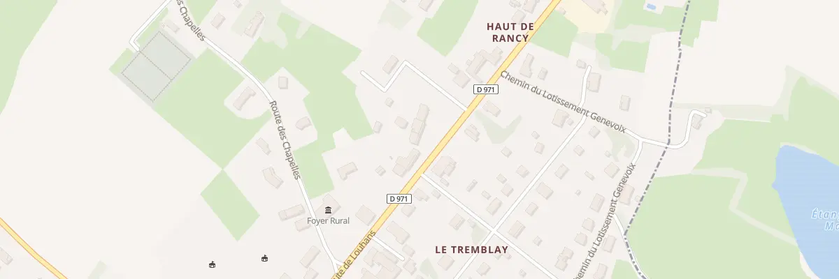 Plan du 504 Rte de Louhans à Rancy