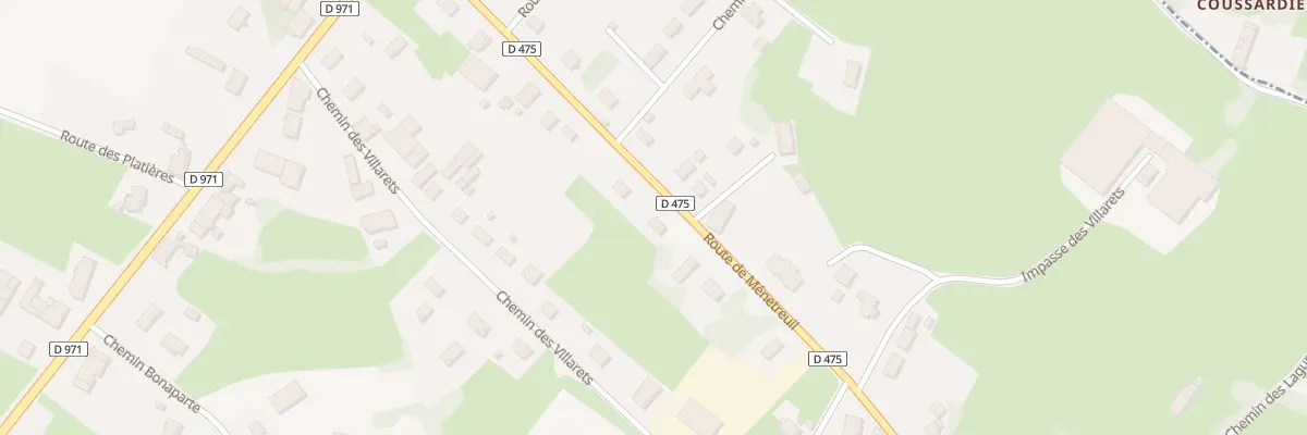 Plan du 292 Rte de Ménétreuil à Rancy