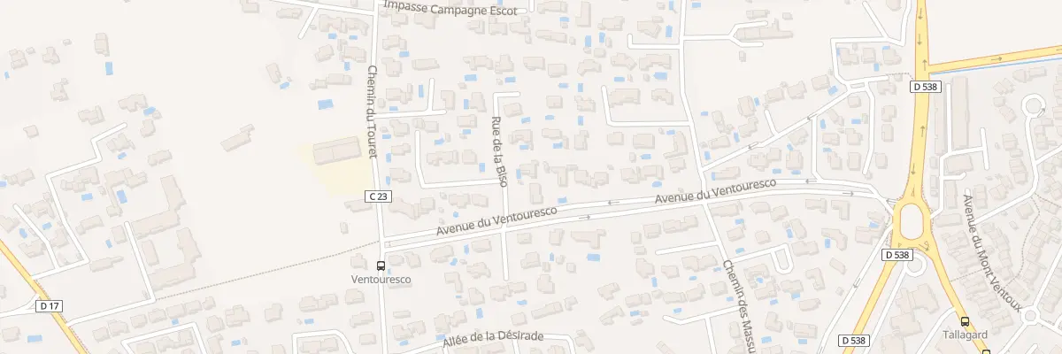 Plan du 52 Rue de la Biso à Salon-de-Provence