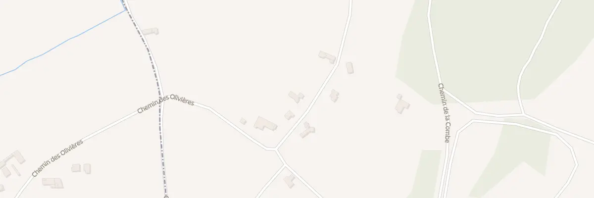 Plan du 460 Che des Olivieres à Pommier-de-Beaurepaire