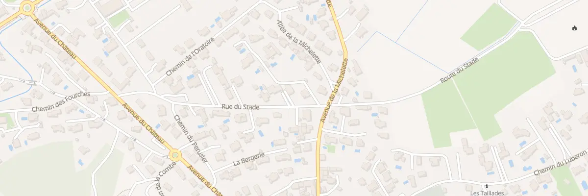 Plan du 313 Rte du Stade à Taillades