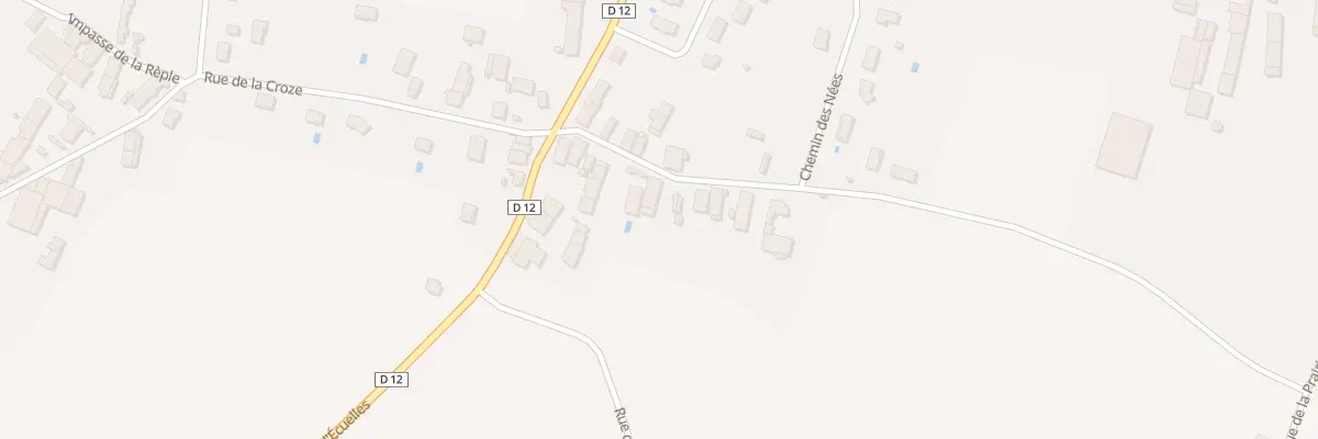 Plan du 6 Rue des Nées à Chivres