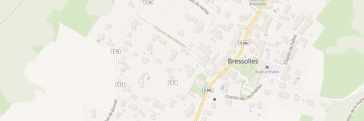 Plan du 91 Che du Crétin à Bressolles