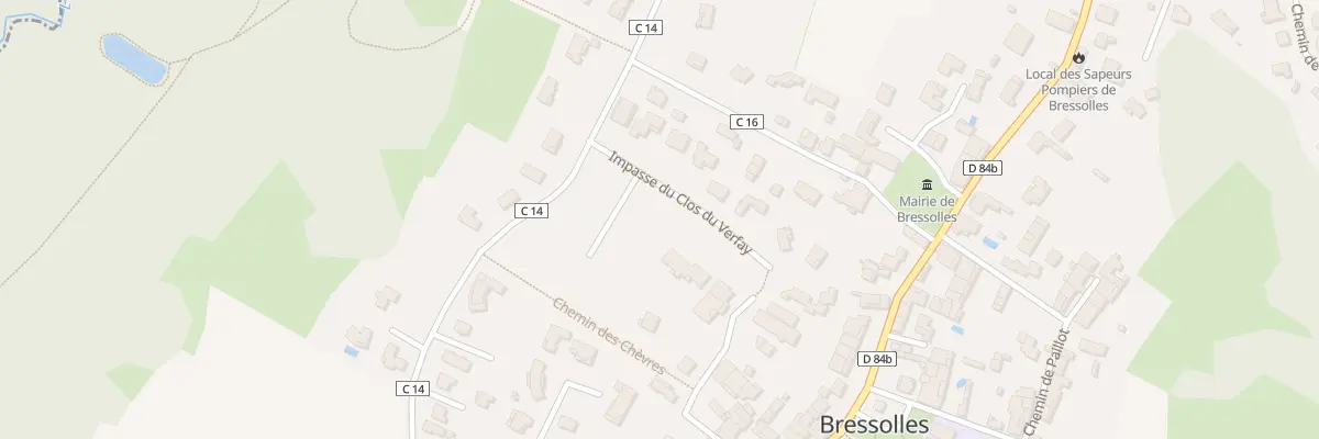 Plan du 218 Lot le Clos de Verfay à Bressolles