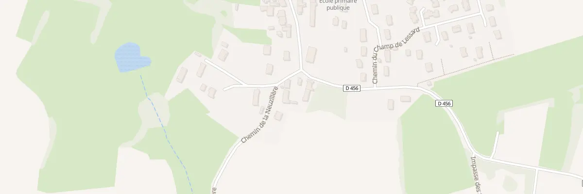 Plan du 2 Rte de Verissey à Lessard-en-Bresse