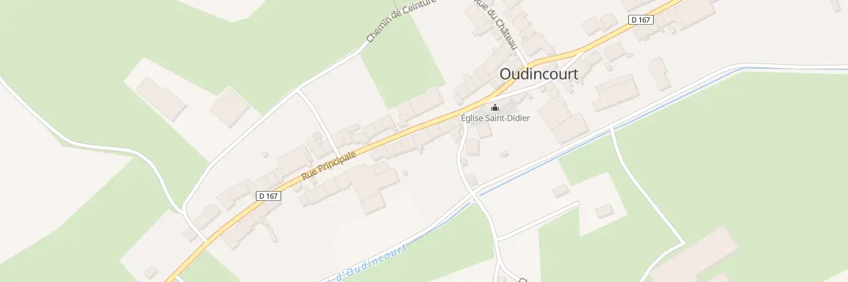 Plan du 33 Rue Principale à Oudincourt