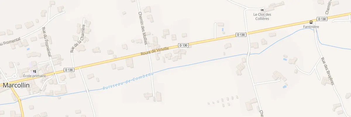 Plan du 494 Rte de Viriville à Marcollin