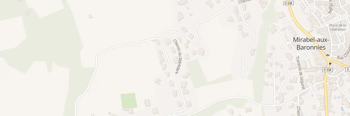 Plan du 5588 Les Montees à Mirabel-aux-Baronnies